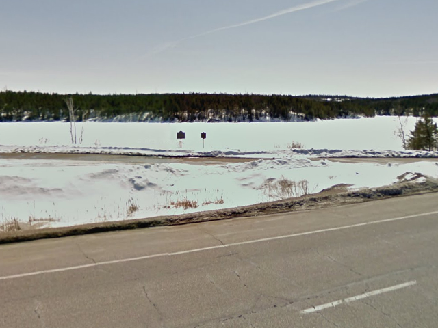 Last Spike at Feist Lake